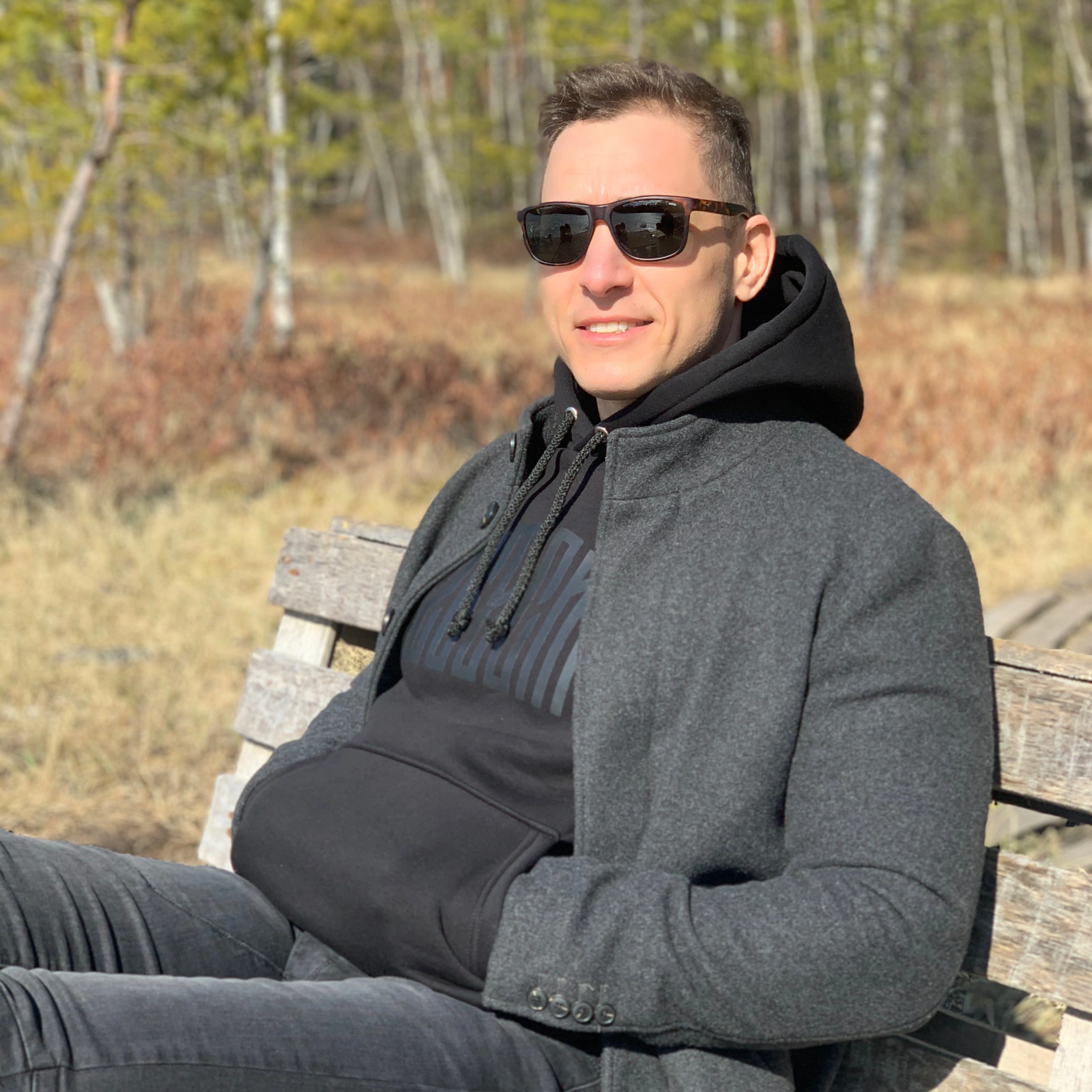 Los Angeles homeowner enjoying outdoor space after garage conversion ADU project